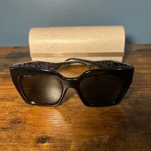 Jimmy Choo Authentic Sunglases w/ Case Jimmy Choo **Authentic** Sunglasses w/case Gold Frame-NWT  main image 2